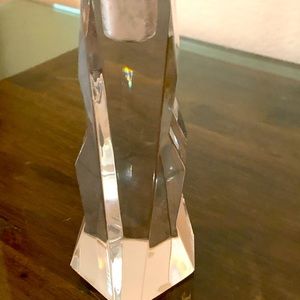 Orrefors Crystal candle holder